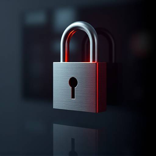 Un lucchetto chiuso, simbolo della sicurezza dei dati e della privacy
